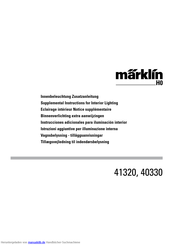 marklin 40330 Bedienungsanleitung
