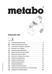 Metabo CIassicAir 255 Originalbetriebsanleitung