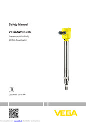 Vega VEGASWING 66 Sicherheitshandbuch