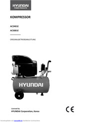 Hyundai AC2401E Originalbetriebsanleitung