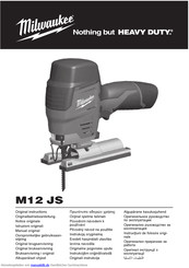 Milwaukee M12 JS Originalbetriebsanleitung