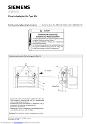Siemens 3WN6 Betriebsanleitung