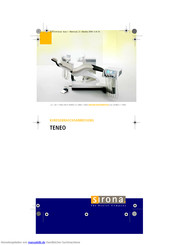 Sirona TENEO Kurzgebrauchsanweisung