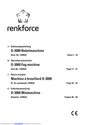 Renkforce D-3000 Bedienungsanleitung