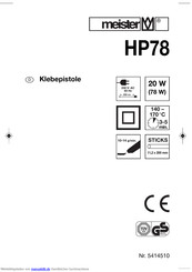 Meister HP78 Handbuch