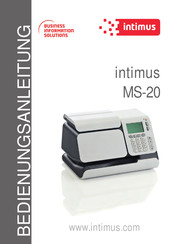 Intimus MS-20 Bedienungsanleitung