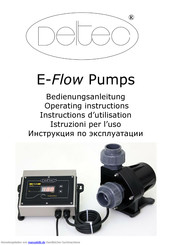 Deltec E-Flow Bedienungsanleitung