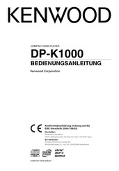 Kenwood DP-K1000 Bedienungsanleitung