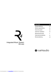 RuarkAudio R4 mk3 Bedienungsanleitung