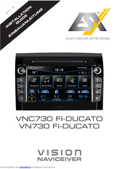 Esx VISION NAVICEIVER VNC730 FI-DUCATO Einbauanleitung
