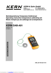 KERN DAB-A01 Betriebsanleitung