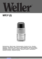 Weller WFE P Betriebsanleitung