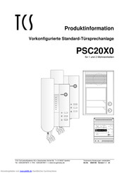 TCS PSC20X0 Produktinformation