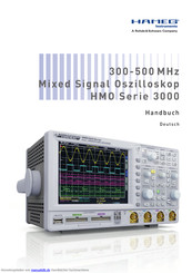HAMEG HMO3004 Handbuch
