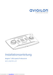 Avigilon ACC-USB-PRO-JOY Installationsanleitung