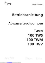 ITT 100 TWS Betriebsanleitung