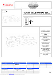 Conforama NLK256 Montageanleitung