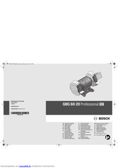 Bosch GBG 60-20 Professional Originalbetriebsanleitung