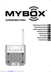 PERFECTPRO myBox Bedienungsanleitung