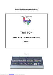 Light Technology TRITTON Kurzbedienungsanleitung