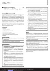 Sygonix 600 TVL Bedienungsanleitung