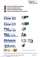 Digital Devices Cine C/T Installationsanleitung