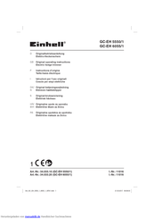 EINHELL GC-EH 6055/1 Originalbetriebsanleitung