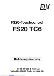 elv FS20 TC6 Bedienungsanleitung