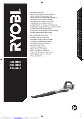 Ryobi OBL1820S Übersetzung Der Original-Anleitung