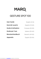 Marq GESTURE SPOT 100 Benutzerhandbuch