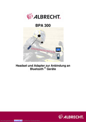 Albrecht BPA 300 Bedienungsanleitung
