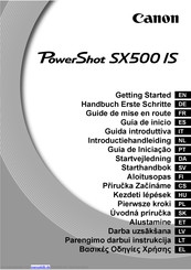 Canon PowerShot SX500 IS Handbuch: Erste Schritte