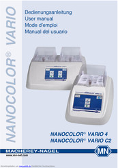 MACHEREY-NAGEL NANOCOLOR  VARIO C2 Bedienungsanleitung