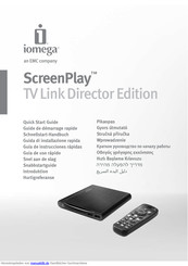 Iomega ScreenPlay TV Link Director Edition Schnellstart Handbuch