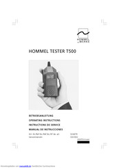 HOMMELWERKE HOMMELTESTER T500 Betriebsanleitung