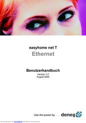 deneg easyhome net ETH Benutzerhandbuch