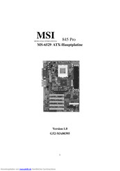 MSI MS-6529 Bedienungsanleitung