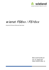 Wieland wienet FS8 serie Benutzerhandbuch