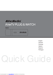 Avermedia AVerTV PLUG & WATCH A820 Kurzanleitung
