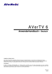 Avermedia AVerTV 6 H830D Anwenderhandbuch