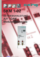 axing SKM 1-02 Betriebsanleitung