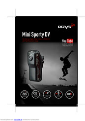 Odys Mini Sporty DV Bedienungsanleitung