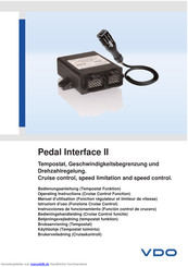 VDO Pedal Interface II Bedienungsanleitung