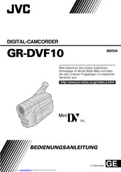JVC GR-DVF10 Bedienungsanleitung