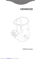 Kenwood MG700 Serie Anleitung