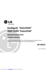 LG SolarDOM Bedienungsanleitung