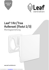 Leaf Ventilation Leaf 1 Tree Innenset Montageanleitung