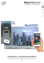 NeoIntercom MultiTOP Installations- Und Benutzerhandbuch