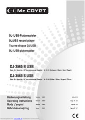 MC Crypt DJ-3565 B USB Bedienungsanleitung