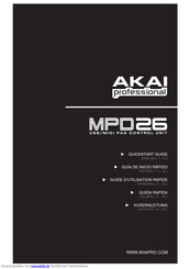 Akai Professional MPD26 Kurzanleitung